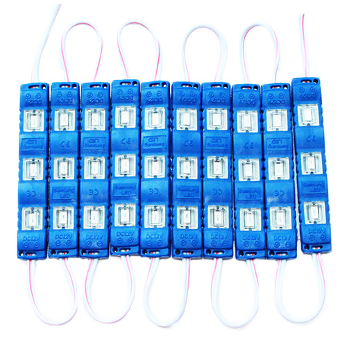 TIRA LED DECORATIVA LUZ AZUL 12V 3X10