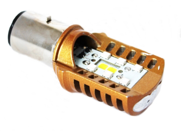 FOCO LED ENTRADA DE BOLA BA20D RT-M11J 8WX2