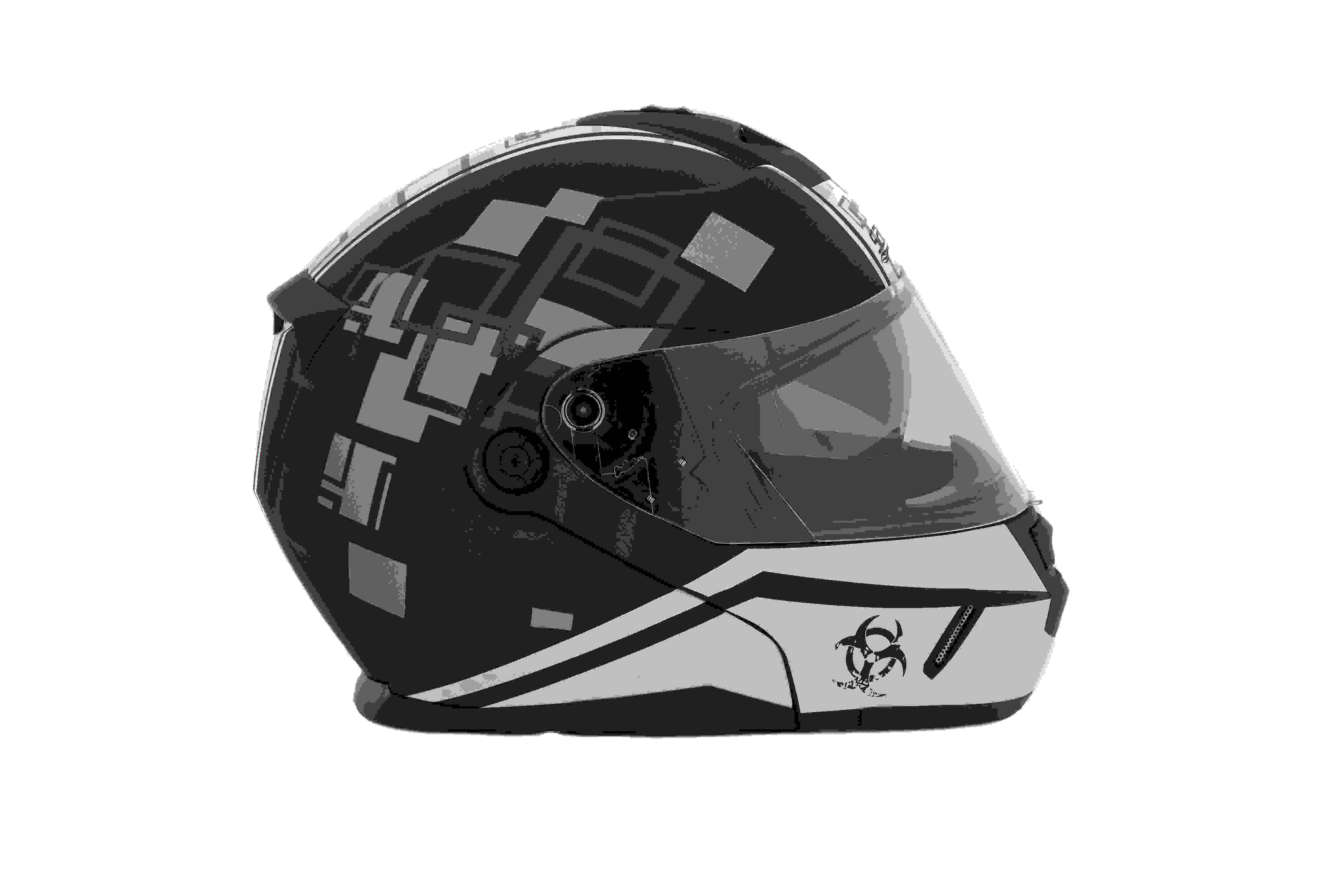 CASCO URBAN COLOR NGO/BCO TALLA L SAYTO ABATIBLE