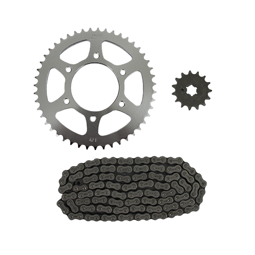 KIT DE SPROCKET SAYTO P/ R15 (428H X 132L) KIT ARRASTRE