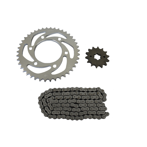 KIT DE SPROCKET SAYTO P/ SZ RR 150 (14T-42T 428H X 126L) KIT ARRASTRE