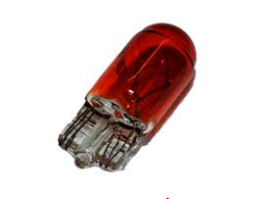 FOCO 12V 5W DE PELLIZCO AMBAR VELA VELITA
