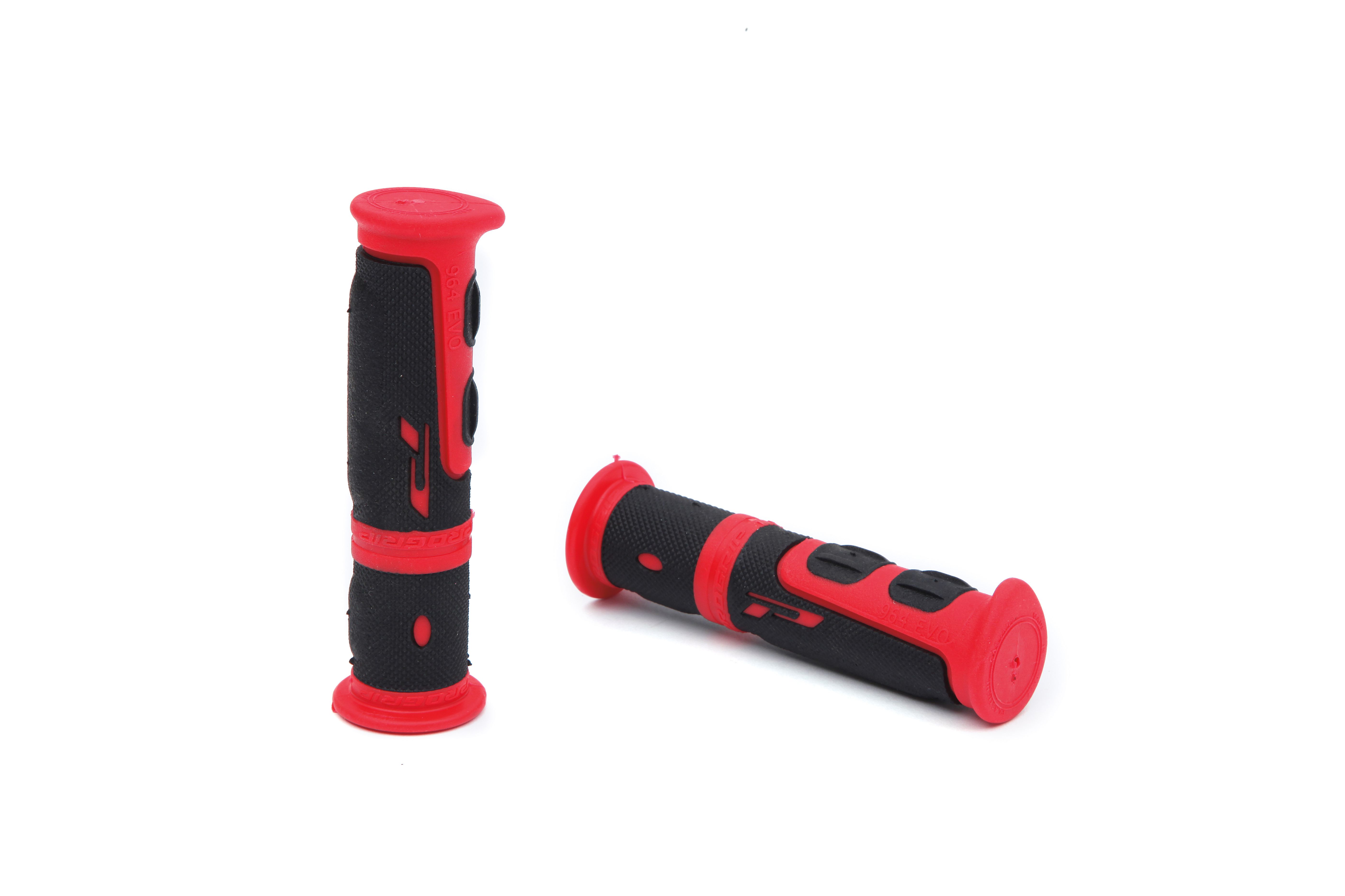 PUÑOS PROGRIP GOMA SUAVE MTB 964 COLOR NEGRO/ROJO