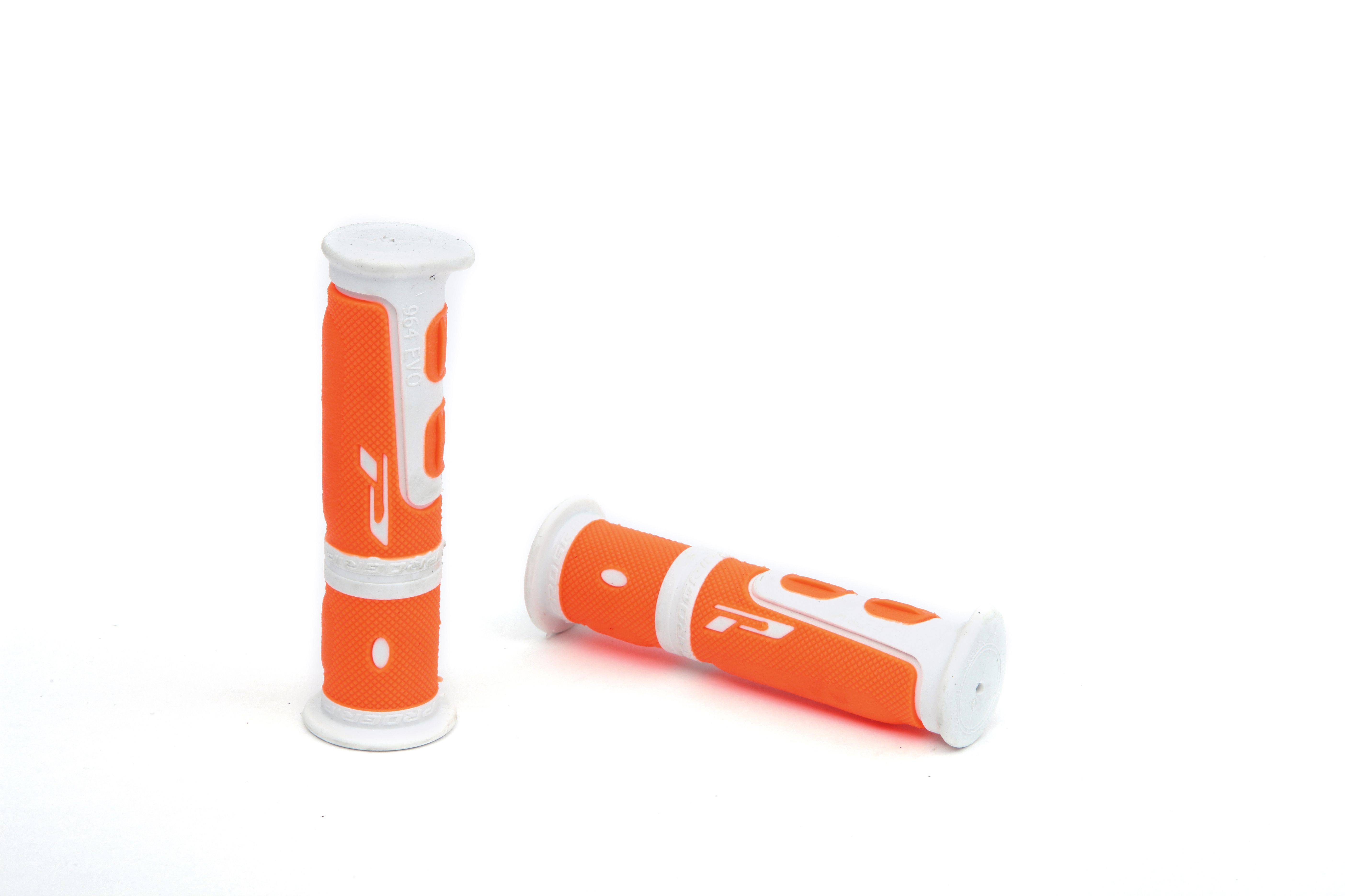 PUÑOS PROGRIP MTB 964 COLOR BLANCO/NARANJA
