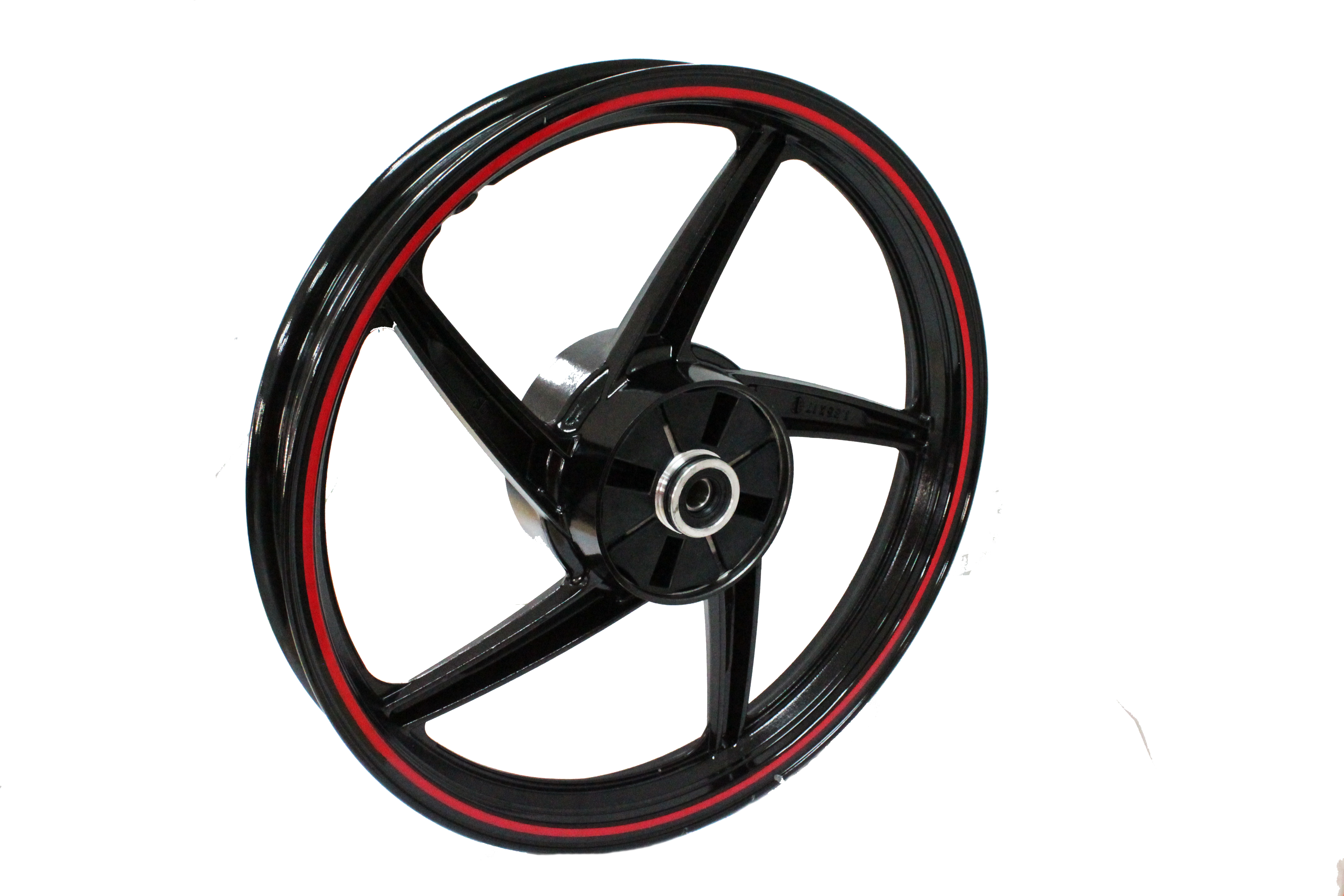 RIN TRASERO P/ 125Z COLOR NEGRO ROJO