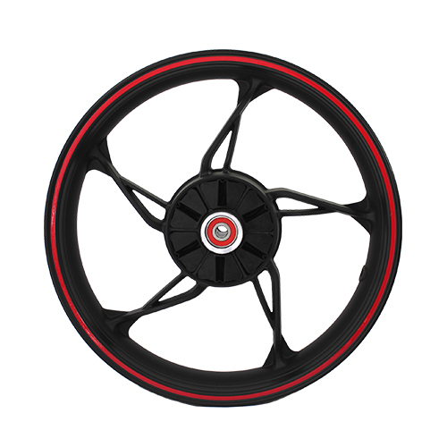 RIN TRASERO COMPLETO P/ 250Z COLOR NEGRO/ROJO