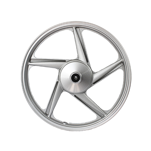 RIN DELANTERO DE ASPAS P/ YBR 125 COLOR PLATA