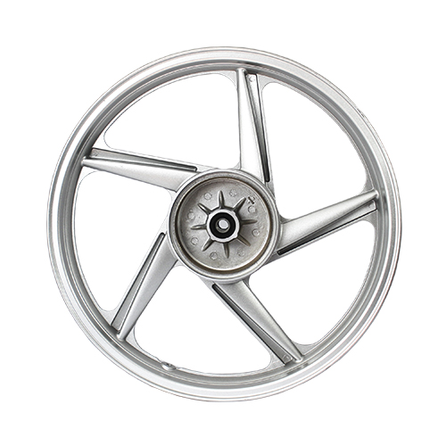 RIN TRASERO DE ASPAS P/ YBR 125 COLOR PLATA