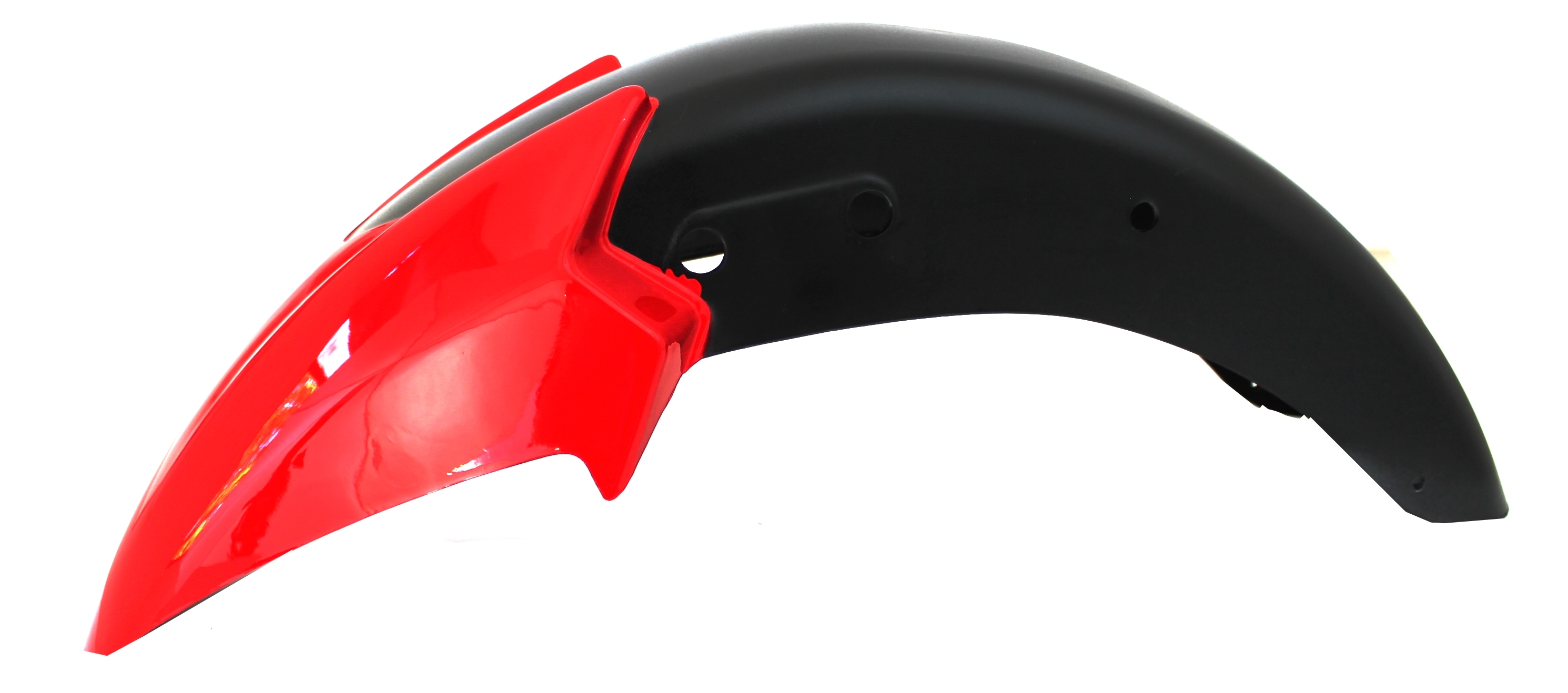 SALPICADERA DELANTERA PULSAR 135 ROJO/NEGRO