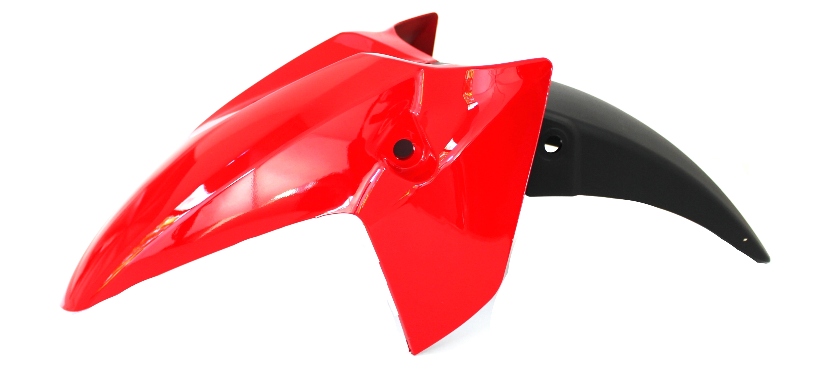 SALPICADERA DELANTERA CB1 COLOR ROJO/NEGRO