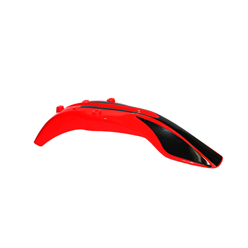 SALPICADERA DELANTERA DM 150ROJA COLOR ROJO/NEGRO