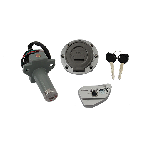 SWITCH DE ENCENDIDO P/ XEVERUS 250 (INCLUYE CERRADURAS Y TAPON DE GASOLINA) CHAPA