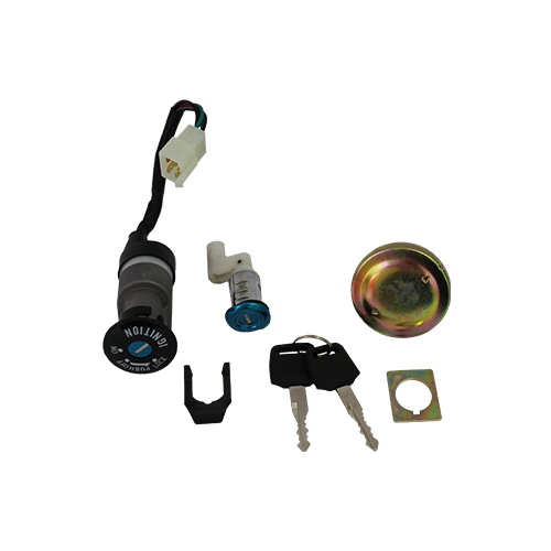 SWITCH DE ENCENDIDO P/ AR 110 XT 110RT (INCLUYE CERRADURAS Y TAPON GASOLINA) CHAPA