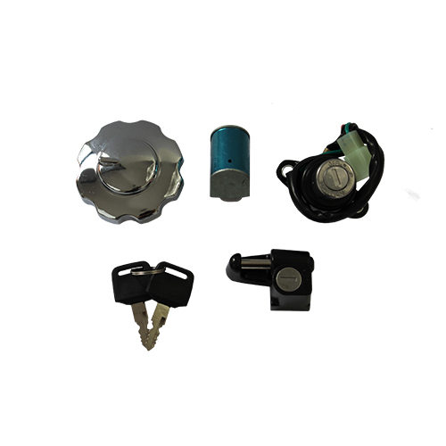 SWITCH DE ENCENDIDO P/ FT 125 ROJA NUEVA DT 150 BASIC (INLCUYE CERRADURAS) CHAPA