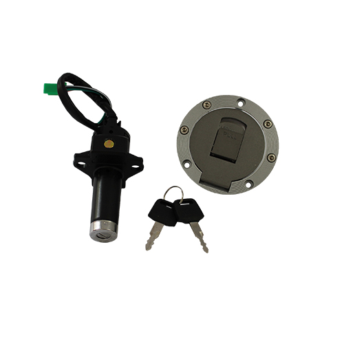SWITCH DE ENCENDIDO P/ DM 250 (INCLUYE CERRADURAS Y TAPON DE GASOLINA) CHAPA