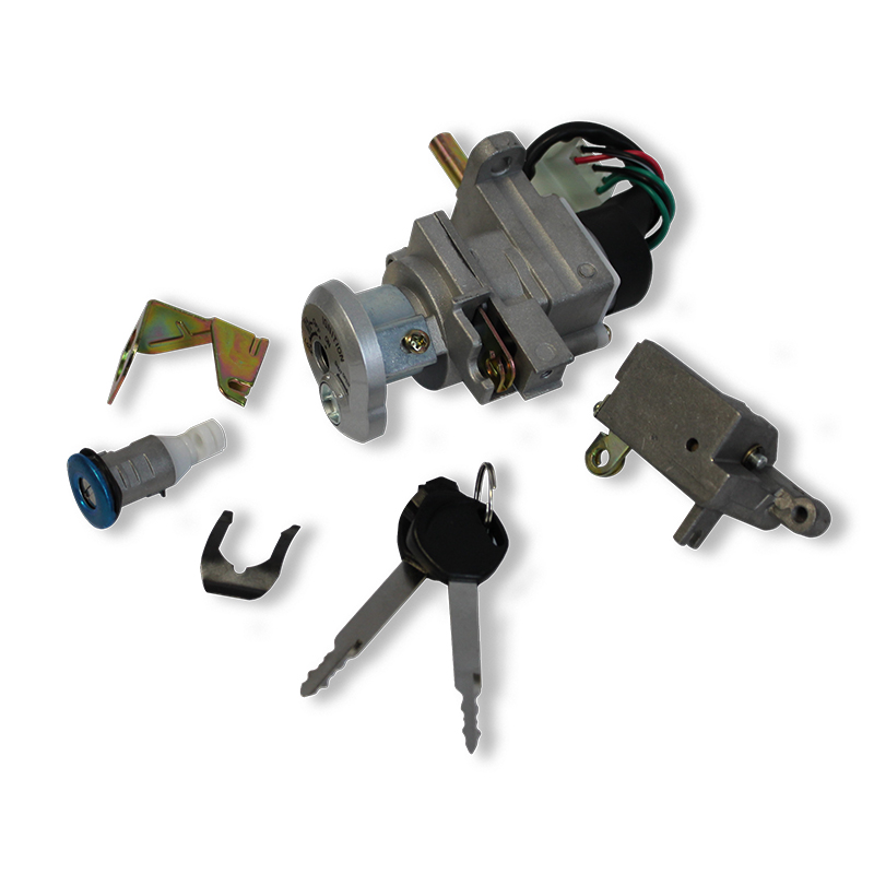 SWITCH ENCENDIDO P/ WS 150SPORT WS 175SPORT (INCLUYE CERRADURAS) CHAPA