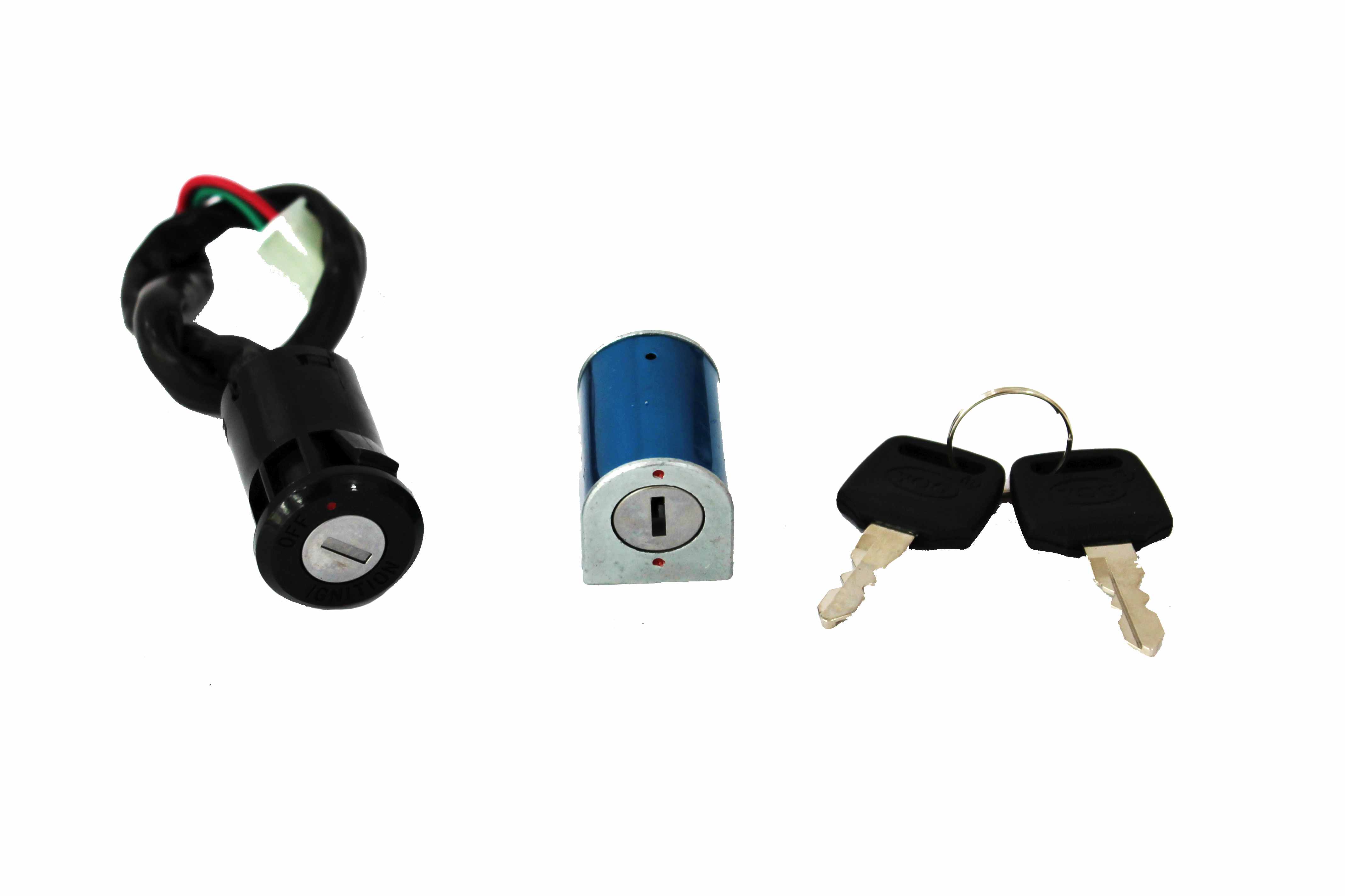 SWITCH ENCENDIDO P/ DM 125 (INCLUYE CERRADURAS) CHAPA