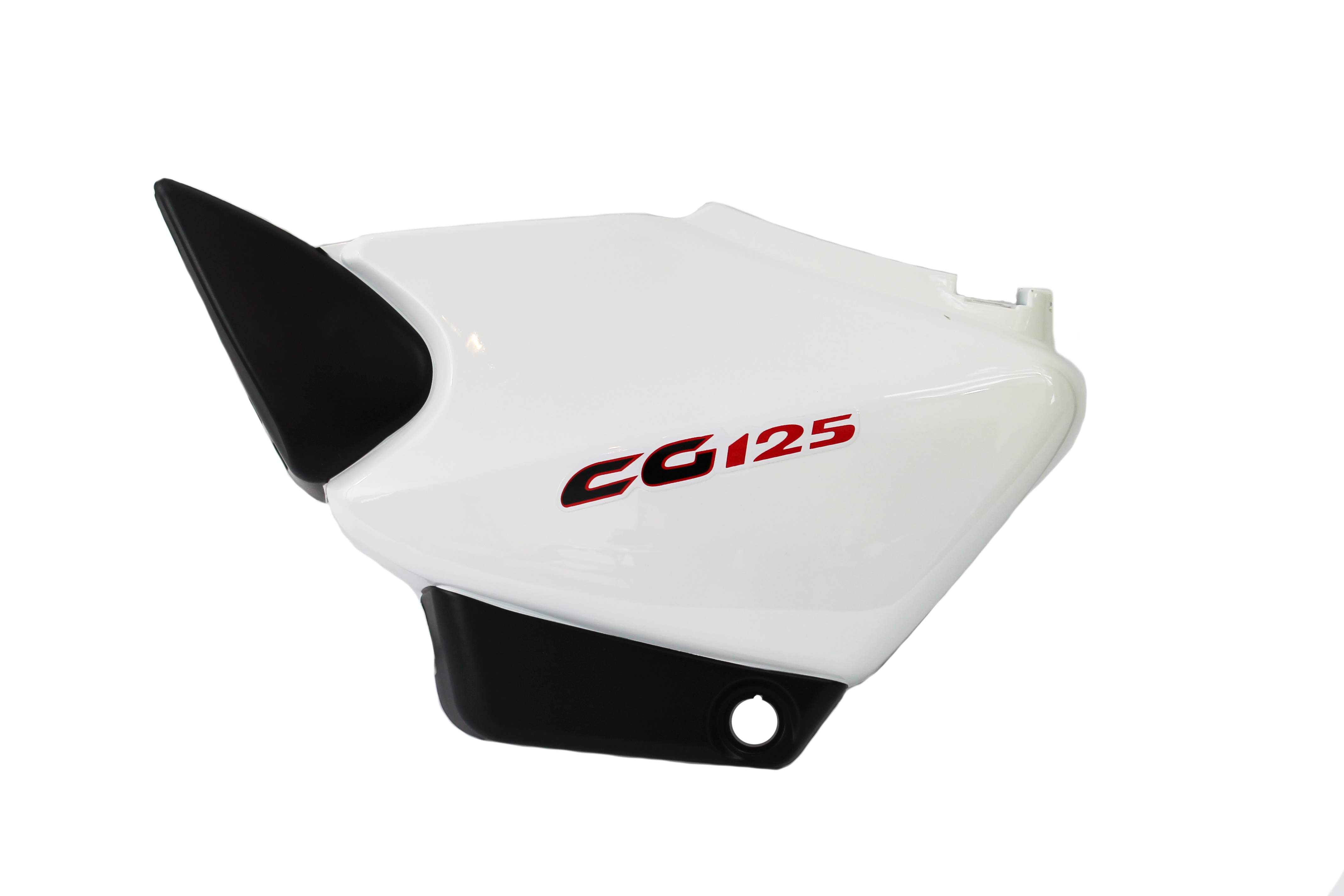CUBIERTA LATERAL IZQUIERDA CARGO 125 COLOR BLANCO TAPA
