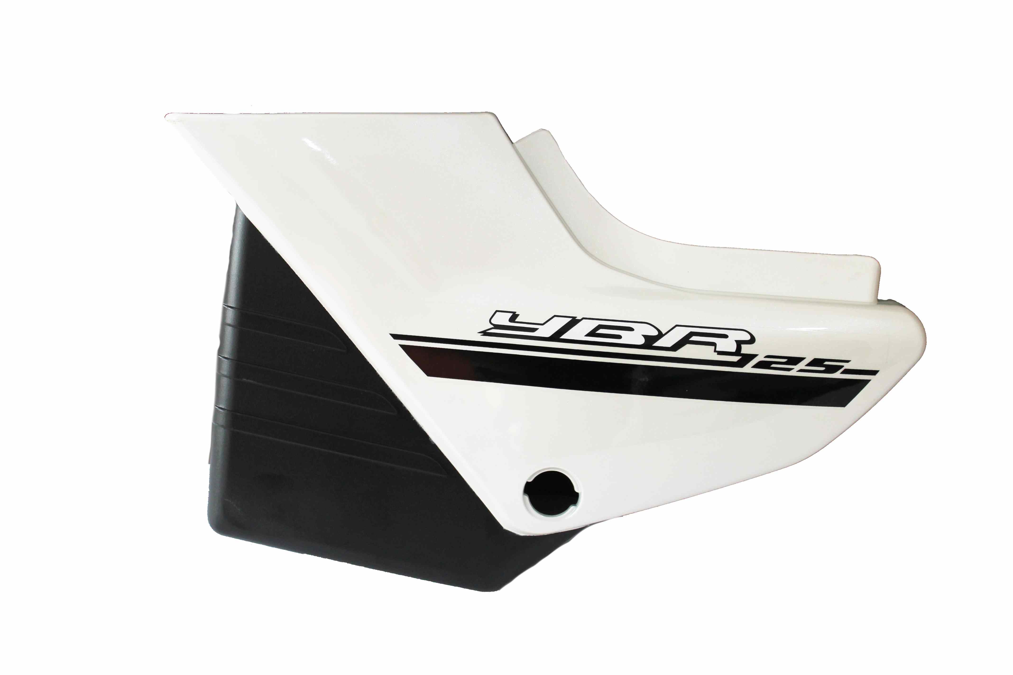 CUBIERTA LATERAL IZQUIERDA YBR 125 COLOR BLANCO