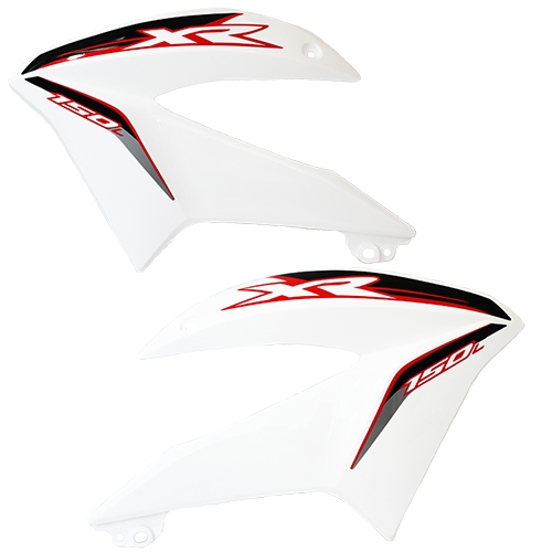 CUBIERTAS DE TANQUE P/ XR 150L COLOR BLANCO (VENTA POR JUEGO) TAPA