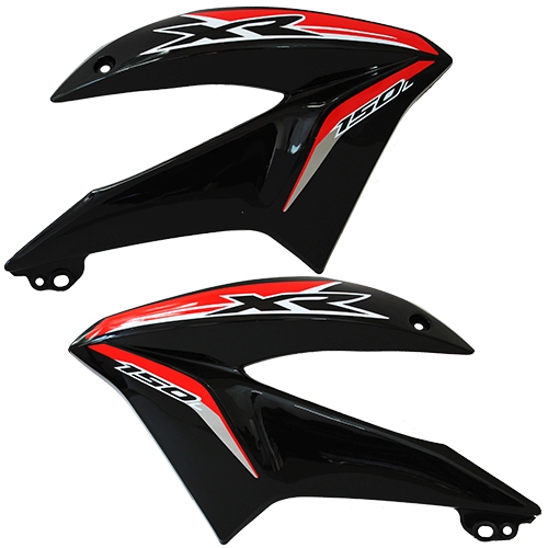 CUBIERTAS DE TANQUE P/ XR 150L COLOR NEGRO (VENTA POR JUEGO) TAPA