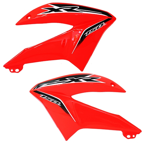 CUBIERTAS DE TANQUE P/ XR 150L COLOR ROJO (VENTA POR JUEGO) TAPA