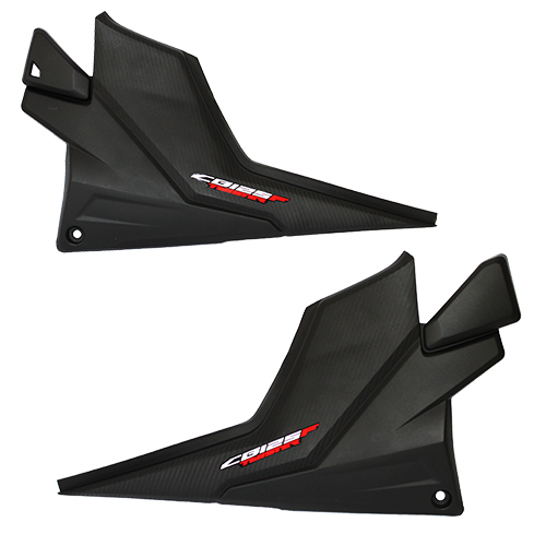 CUBIERTAS LATERALES CBF 125F COLOR NEGRO TAPA