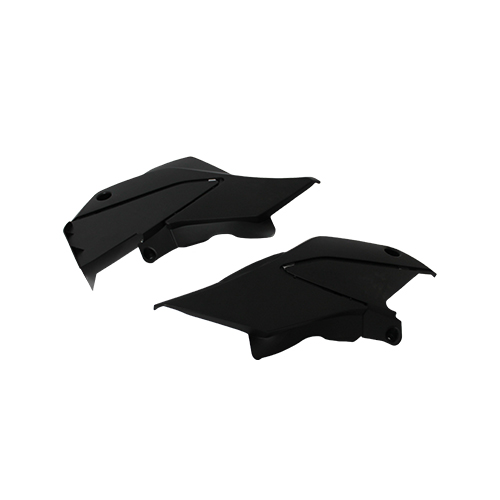 CUBIERTAS LATERALES INFERIORES XR 150L COLOR NEGRO TAPA