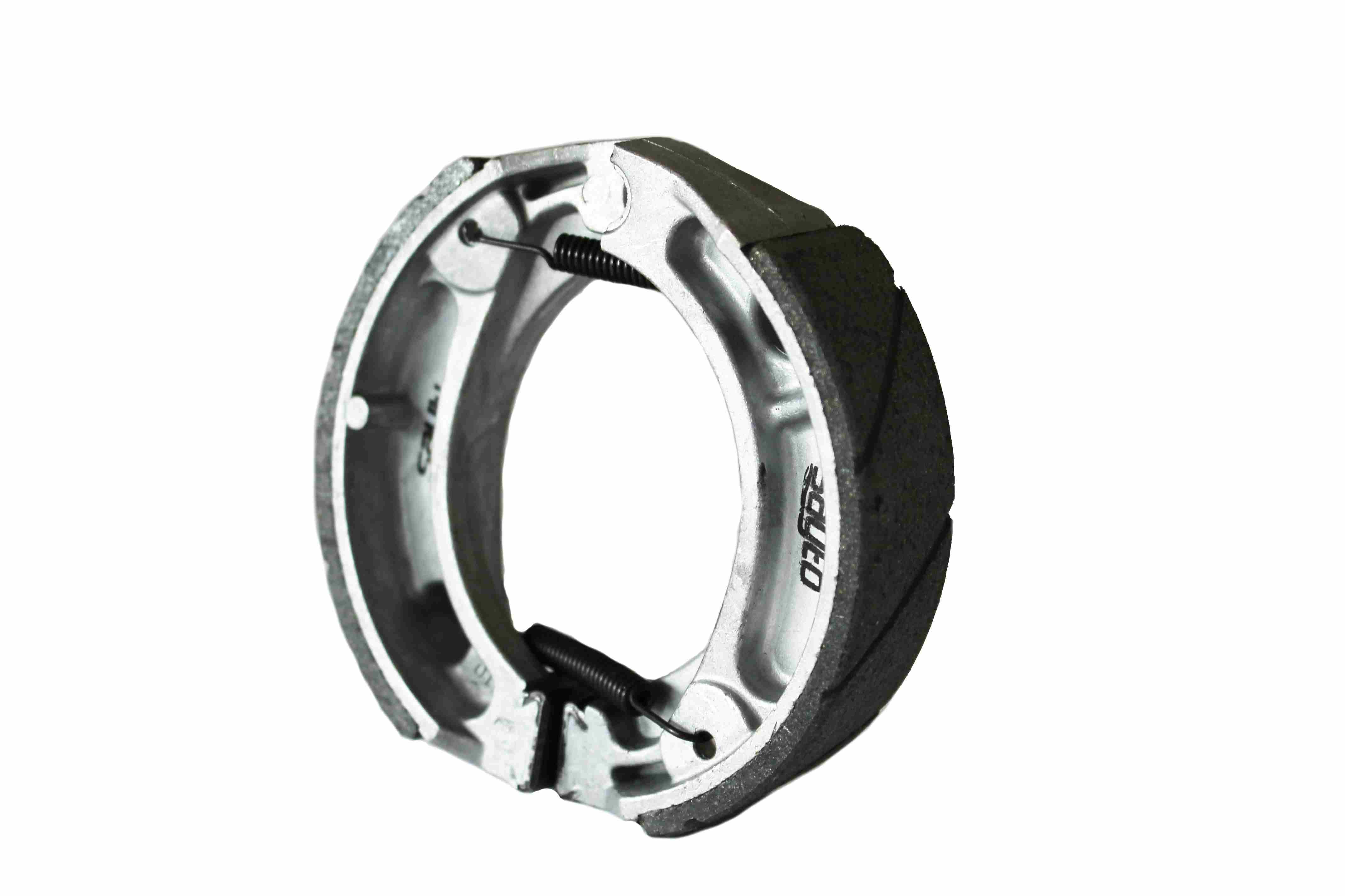 BALATA SAYTO FRENO TAMBOR P/ AT 110RT XT 125RT XT 110 DM 150 ROJA (RESORTE CRUZADO) ZAPATA