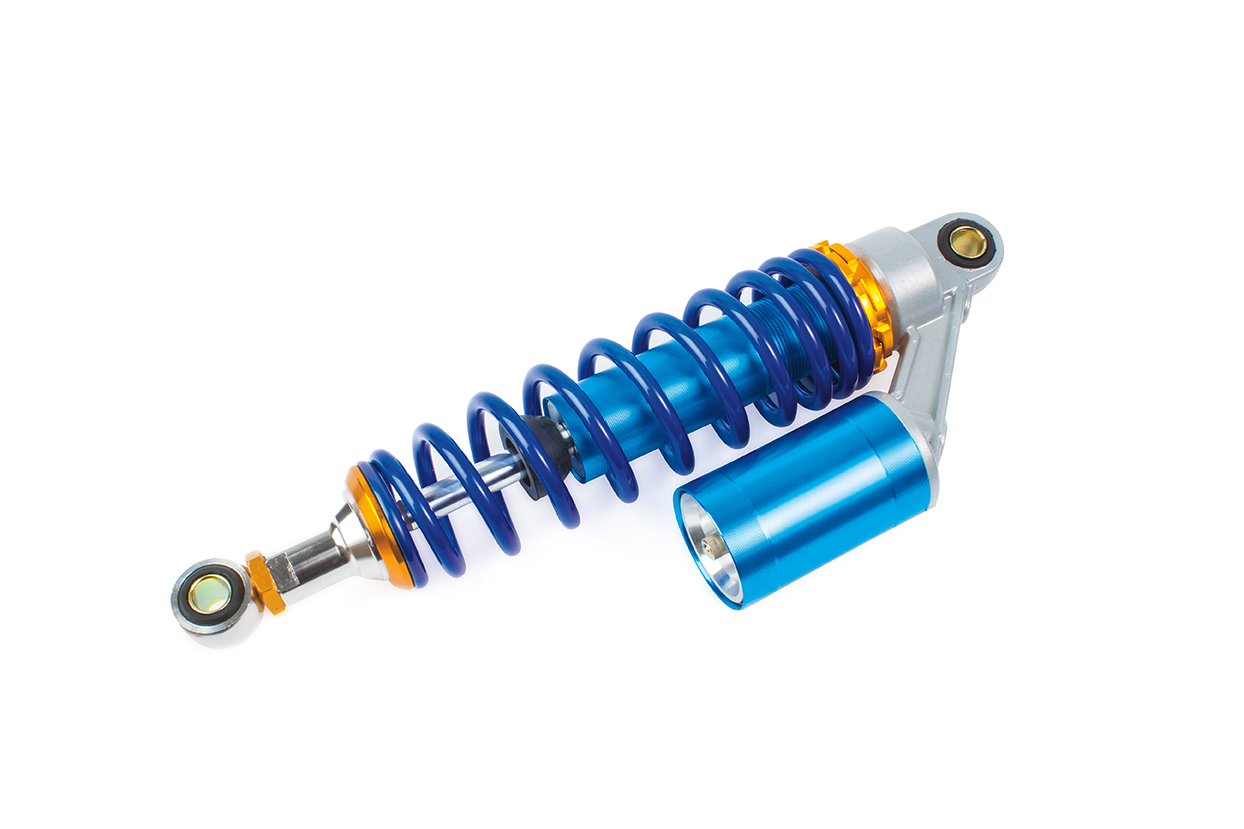 AMORTIGUADOR TRASERO DE AIRE TX 200 COLOR AZUL