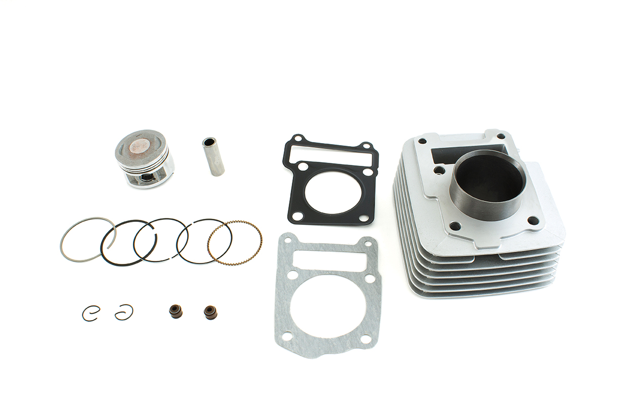 KIT CILINDRO COMPLETO P/ YBR 125 YB 125 CAMISA