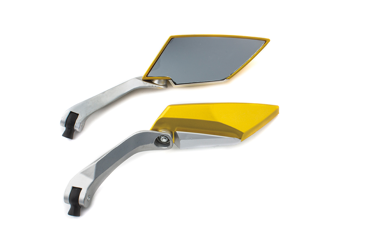 JGO ESPEJOS DEPORTIVO AMARILLO ZX-2667 RETROVISOR