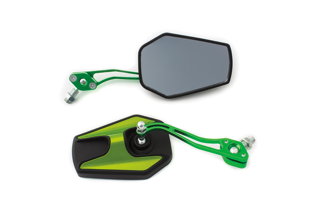 JGO ESPEJOS DECORATIVO COLOR VERDE ZX-2951 RETROVISOR