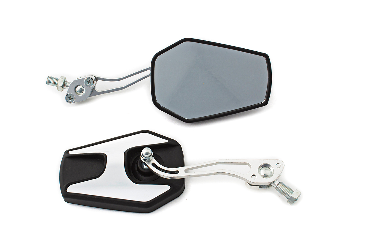 JGO ESPEJOS DECORATIVO COLOR BLANCO ZX-2951 RETROVISOR