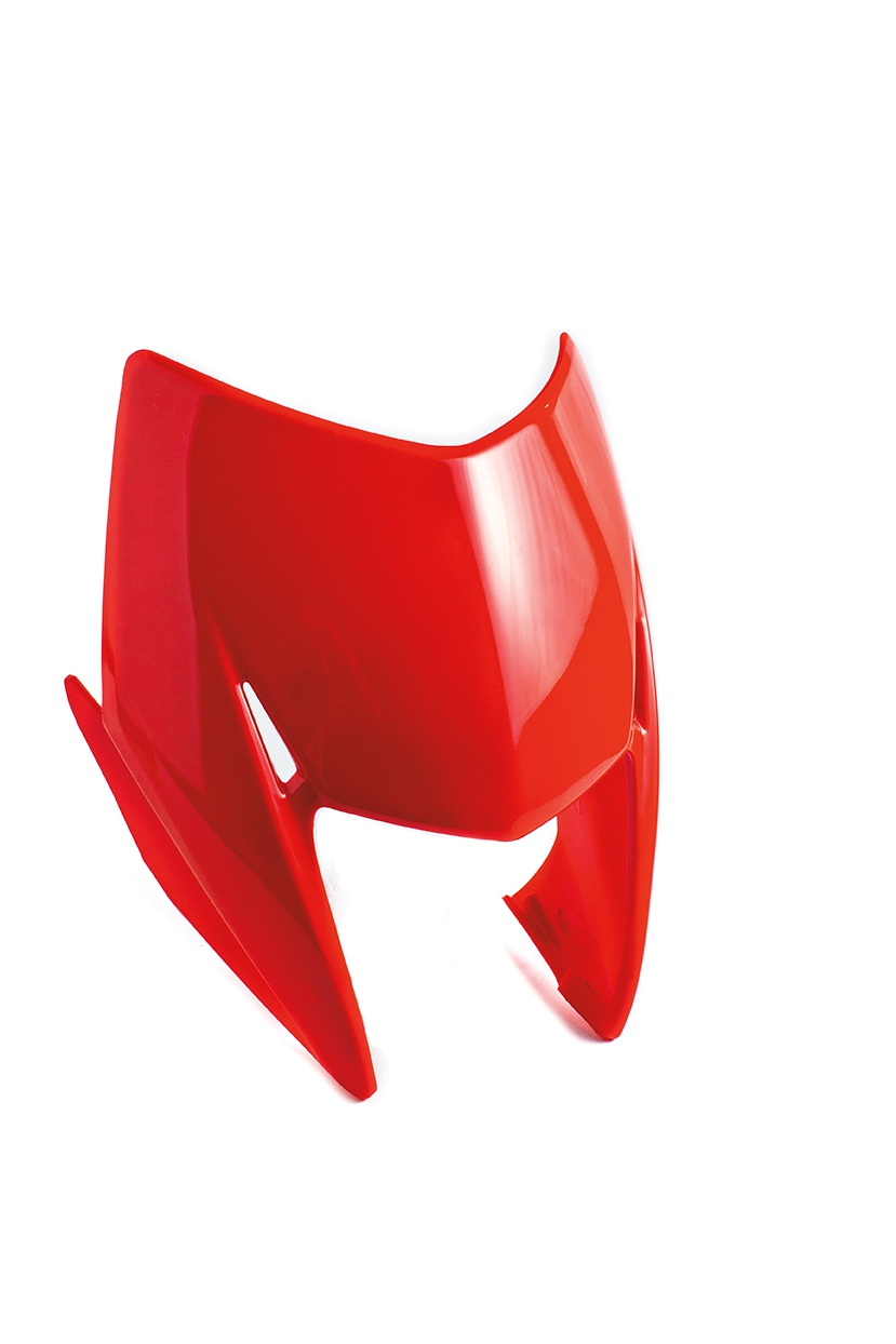 CUBIERTA DE FARO NXR 150 COLOR ROJO TAPA