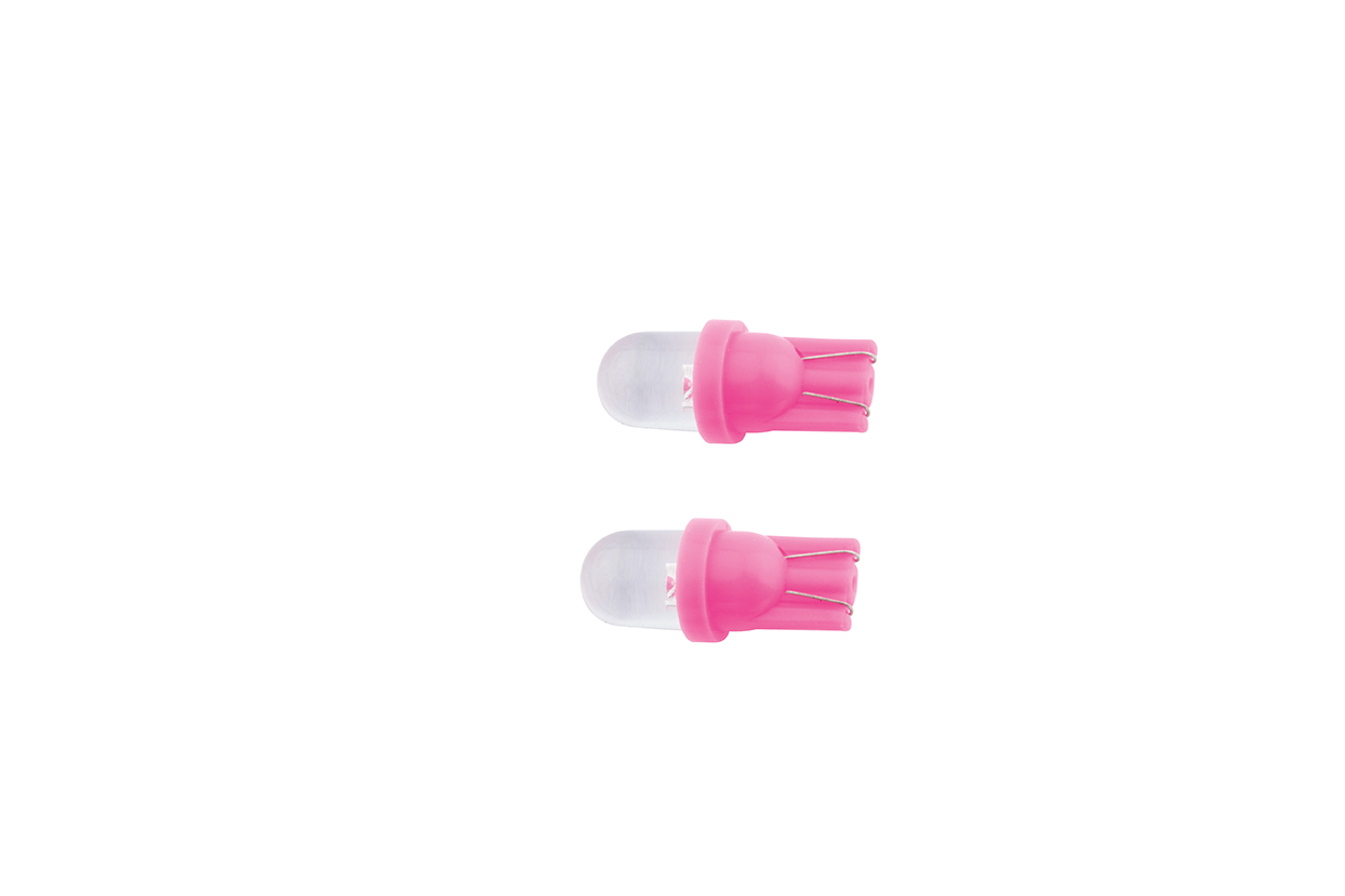 FOCO PELLIZCO LED T10 LUZ ROSA VELA VELITA