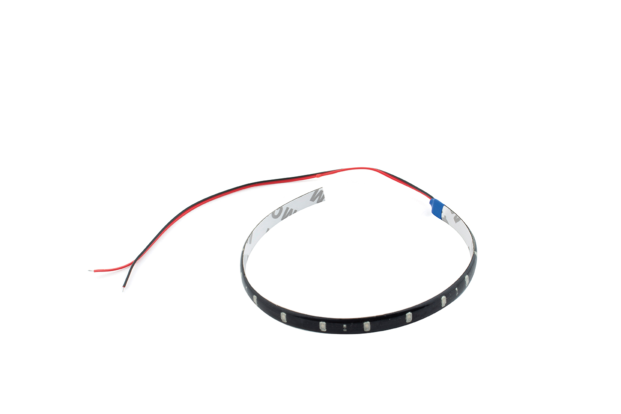 CINTA REFLEJANTE LED LUZ AZUL 30 CM.