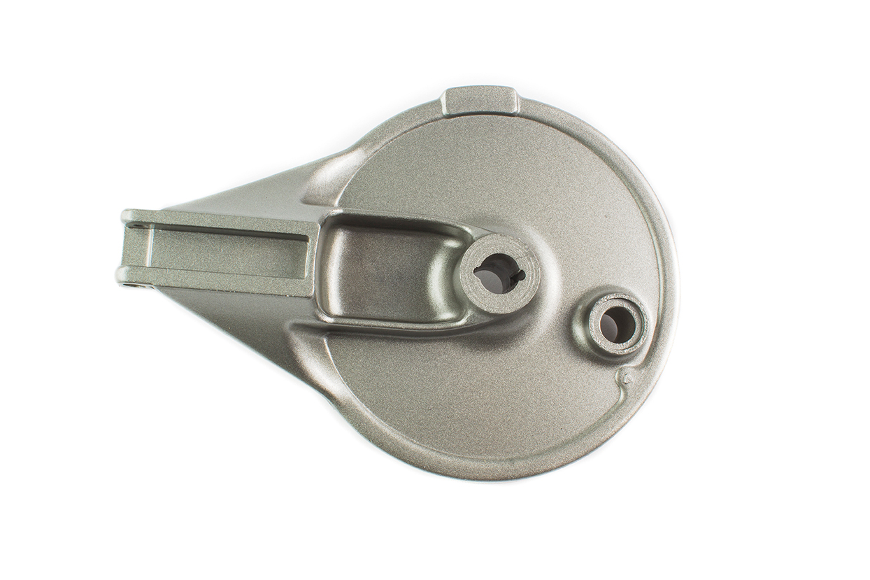 PORTA BALATAS TRASERO FT 150 (08) COLOR PLATA