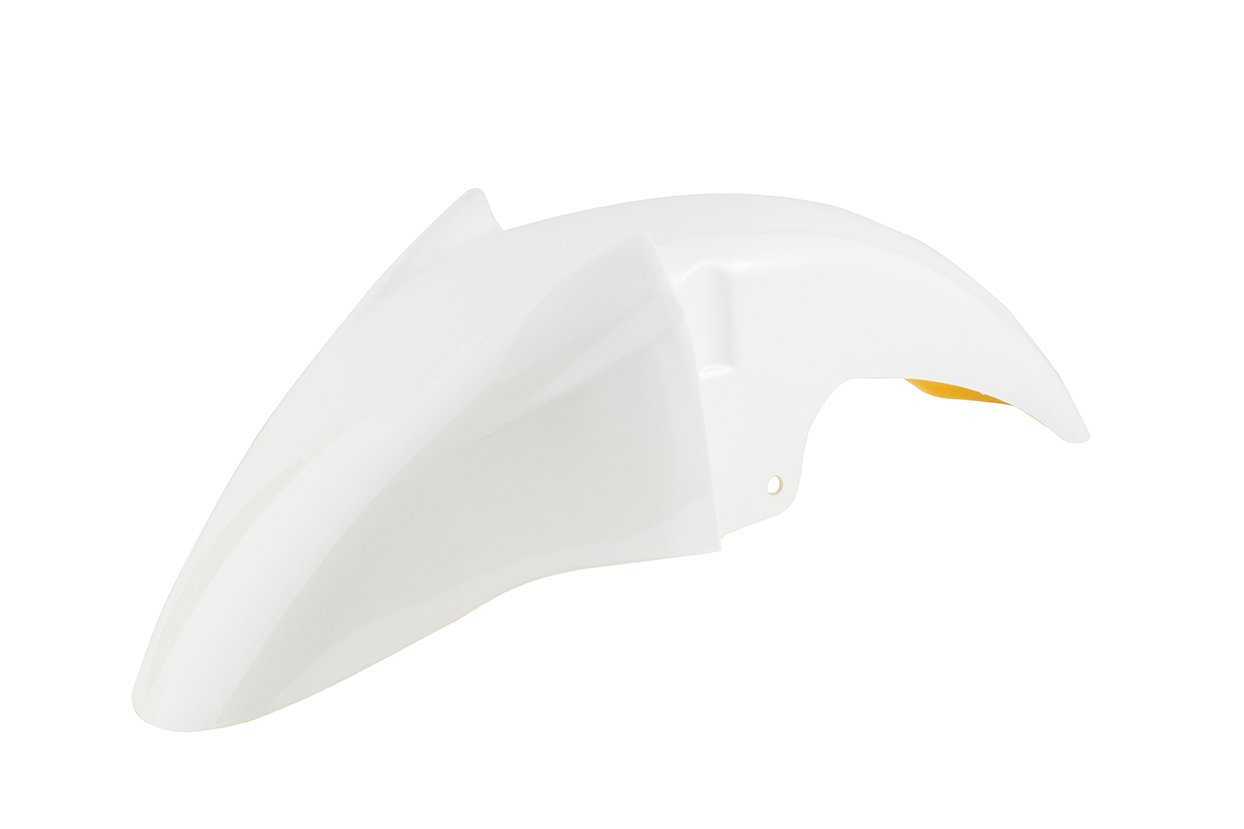 SALPICADERA DELANTERA EN 125-HU COLOR BLANCO