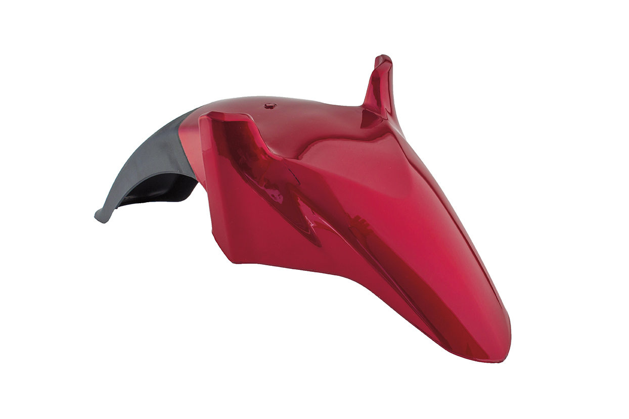 SALPICADERA DELANTERA P/ INVICTA 150 COLOR ROJO