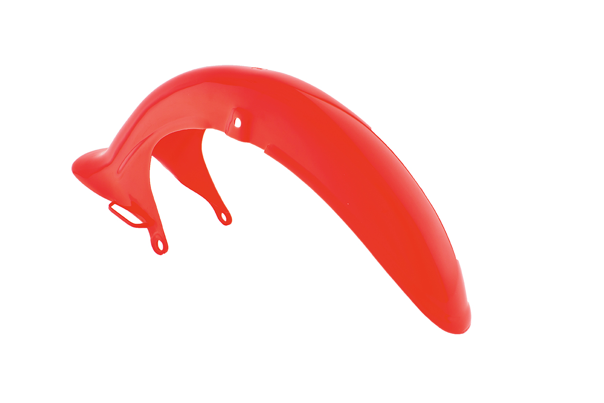 SALPICADERA DELANTERA P/ C90 STR 95 COLOR ROJO