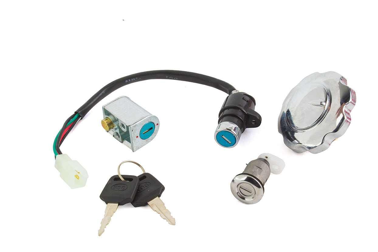 SWITCH ENCENDIDO P/ FT 125 (INCLUYE CERRADURAS) CHAPA