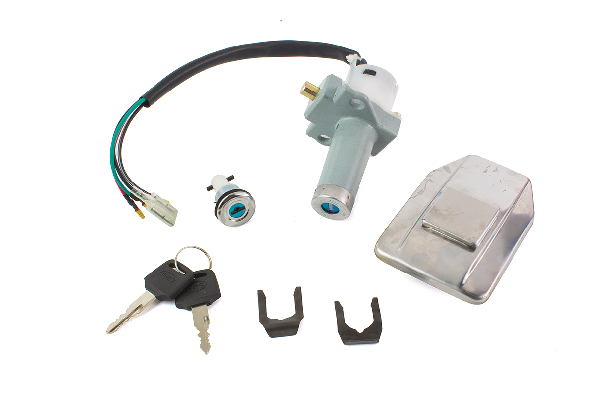 SWITCH ENCENDIDO P/ DINAMO 125 FT 150 (INCLUYE CERRADURAS) CHAPA