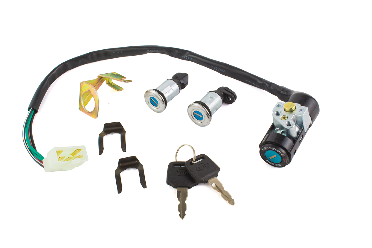 SWITCH ENCENDIDO P/ CS 125 XS 125 (INCLUYE CERRADURAS) CHAPA