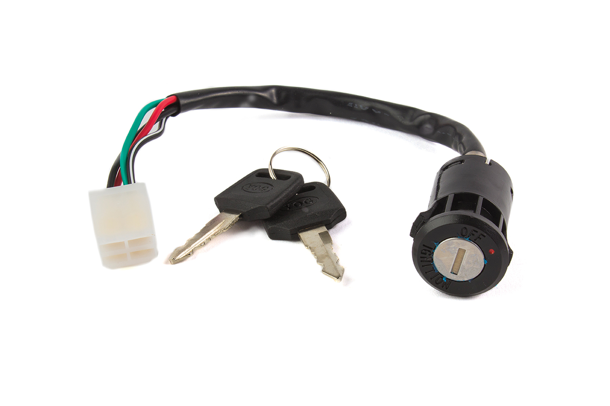 SWITCH DE ENCENDIDO UNIVERSAL P/ FT CG 125 CS 125 (4 PUNTAS) CHAPA